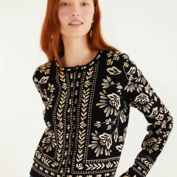Farm Rio Flower Bloom Knit Cardigan - Picture 6 of 8